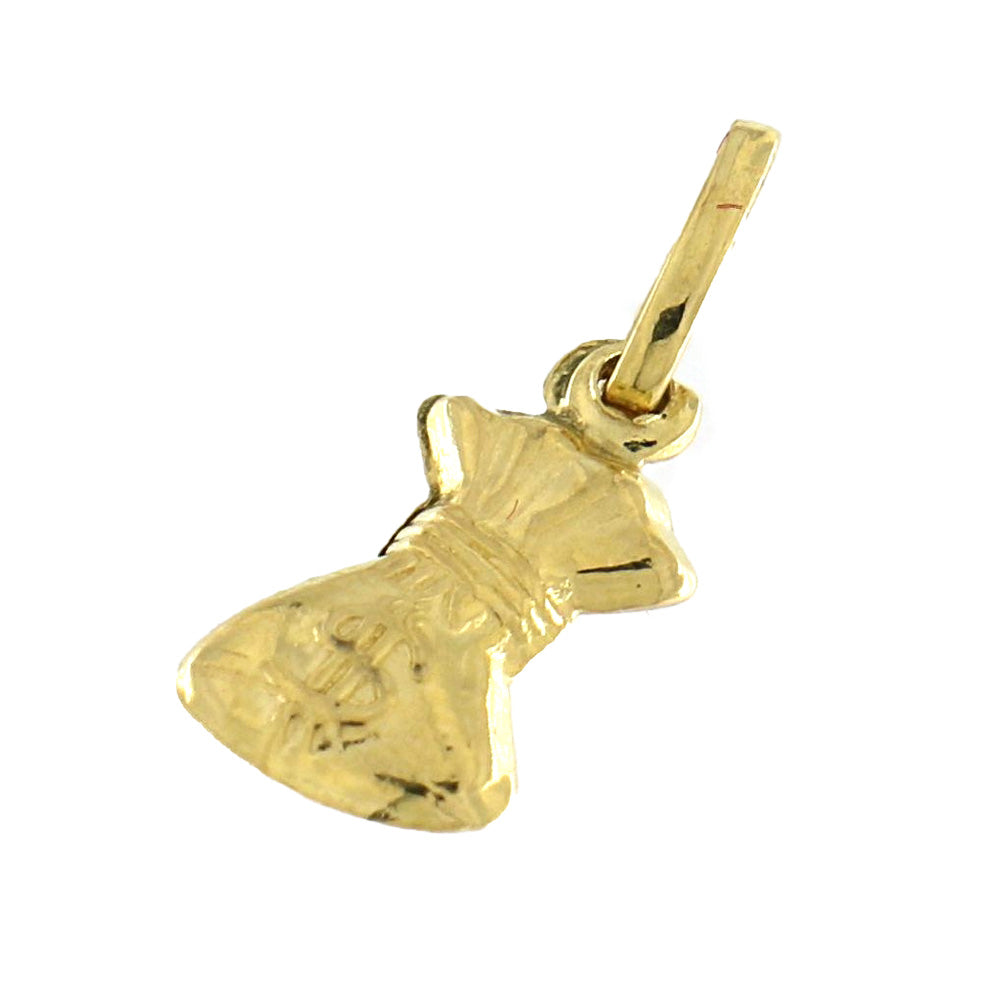 Silver Handbag Pendant in Gold