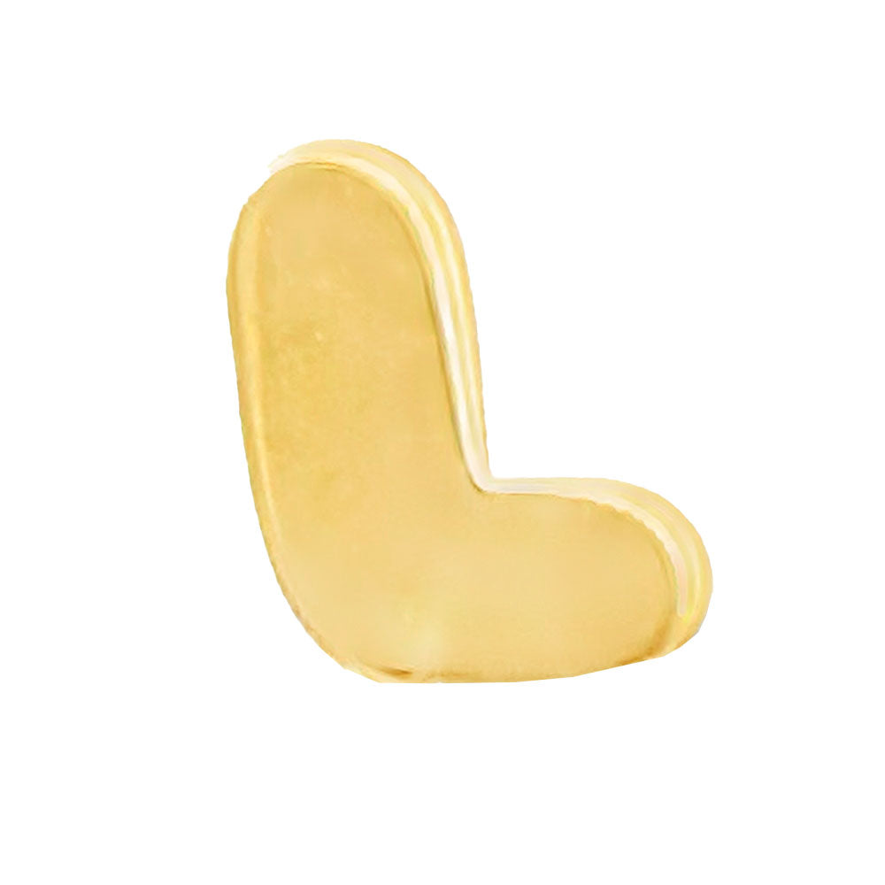 I have a pendant of the letter L in 18-karat gold