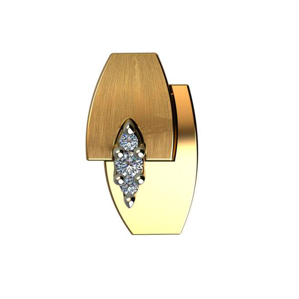 Pendant with Ship Design and Diamonds