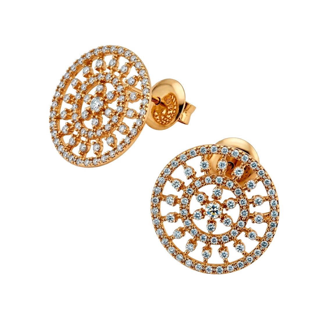 Aretes Mandalas | Diamantes | Ref: 12104