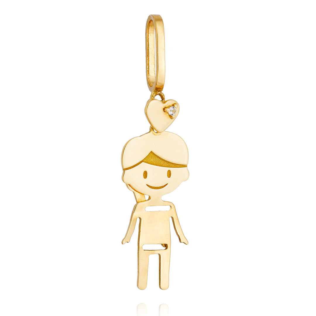 Interchangeable Boy Pendant 12654