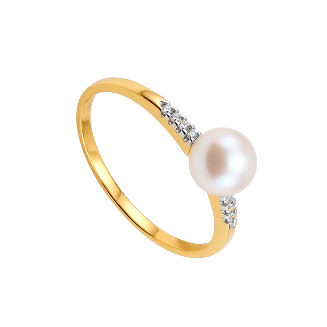 Anillo Solitario Perla 129-1