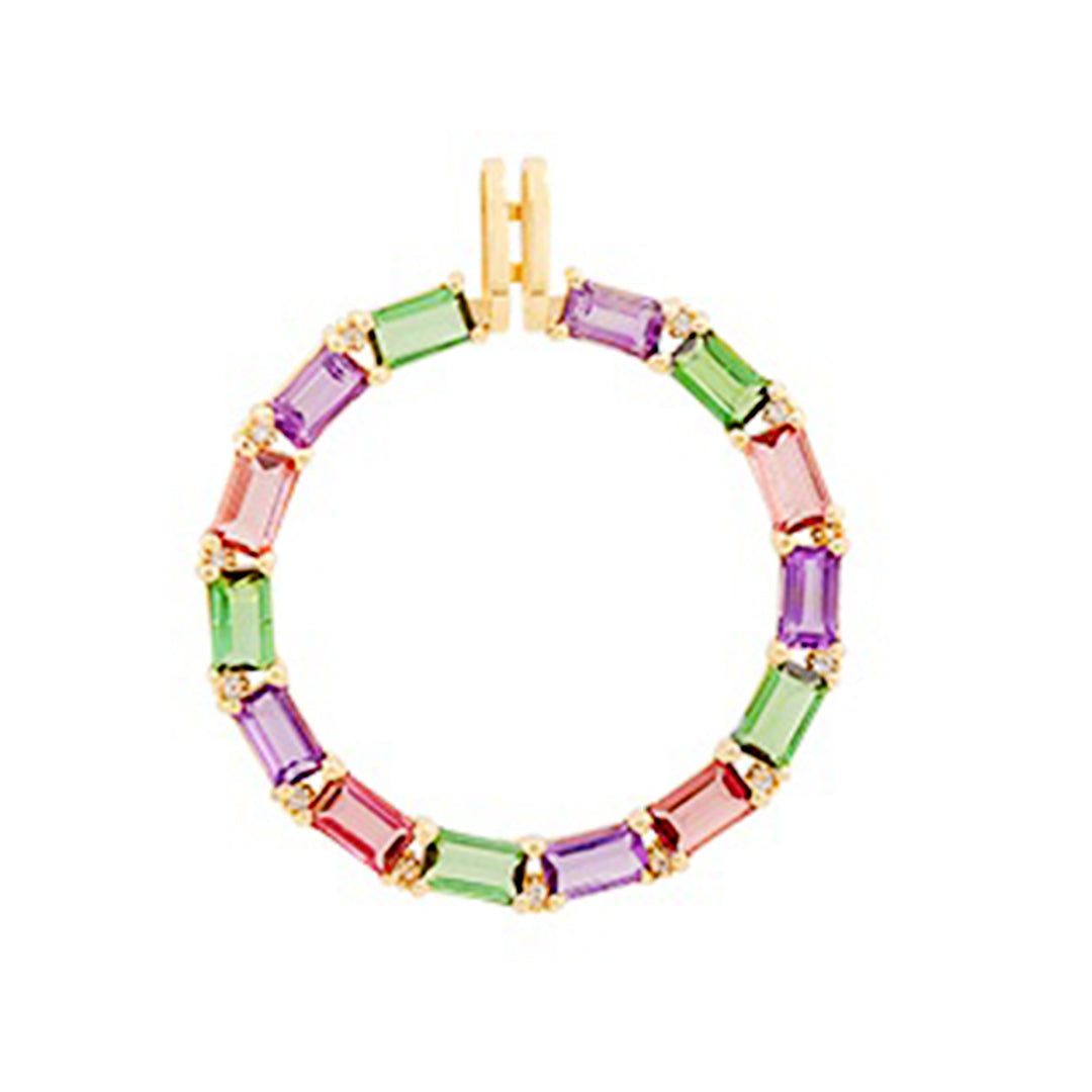 Colored Frame Pendant 13018