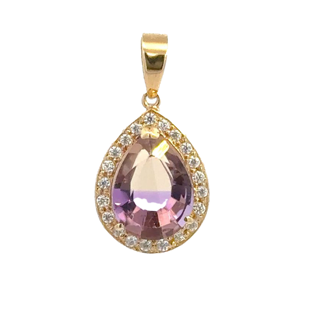 Dije Gota Bolivianita Zircon 11*9 14328