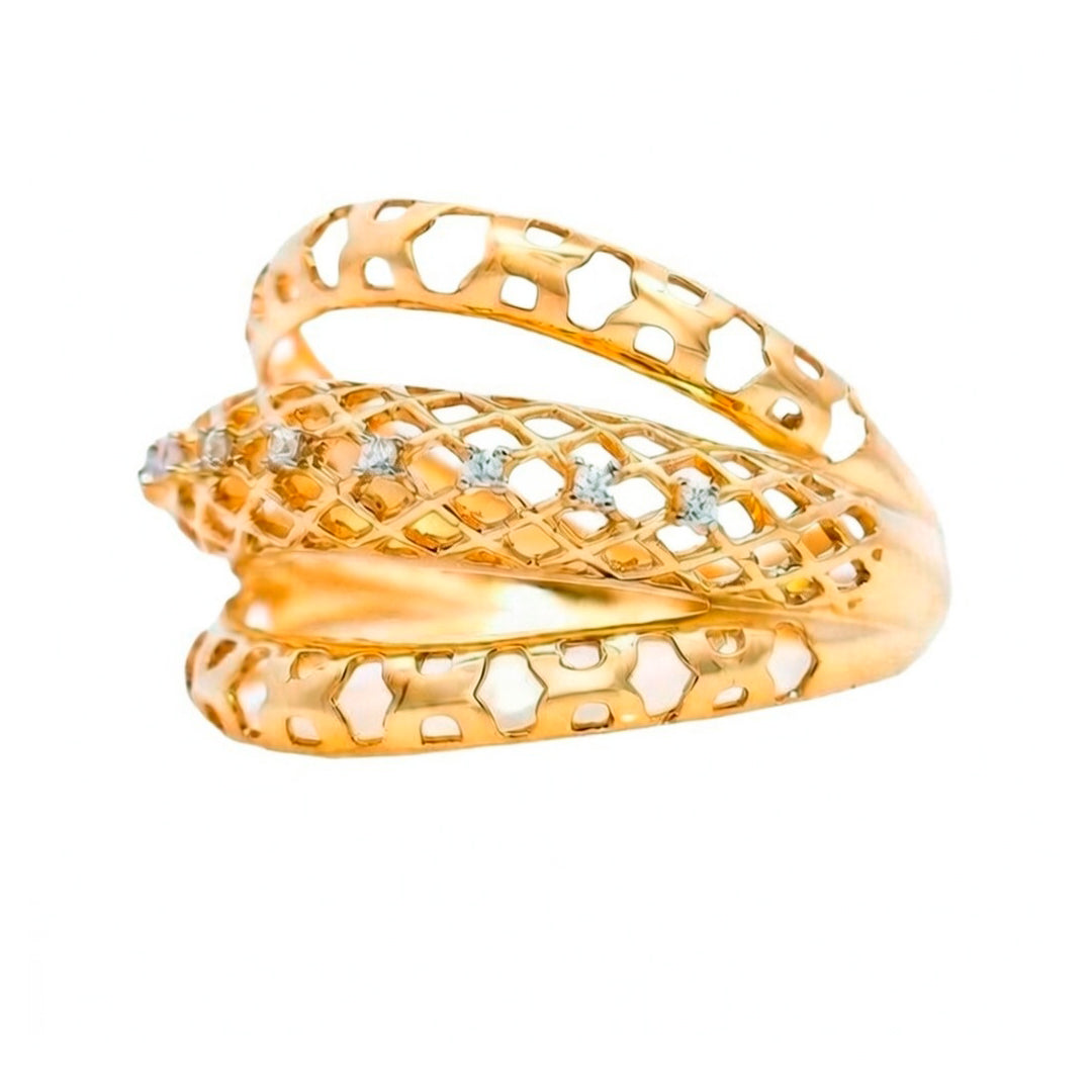 3-Hoop Zircon Ring 14868