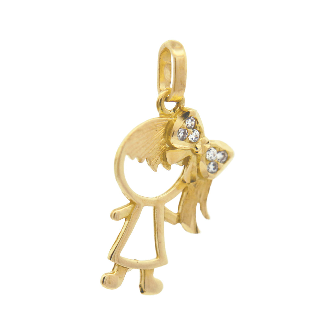 Zircon Girl Pendant 15204