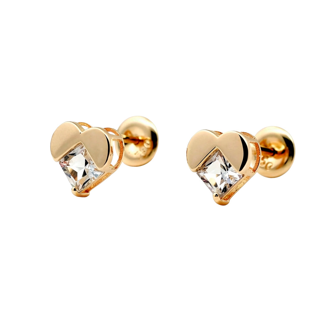 Topaz Earring Carre 15814