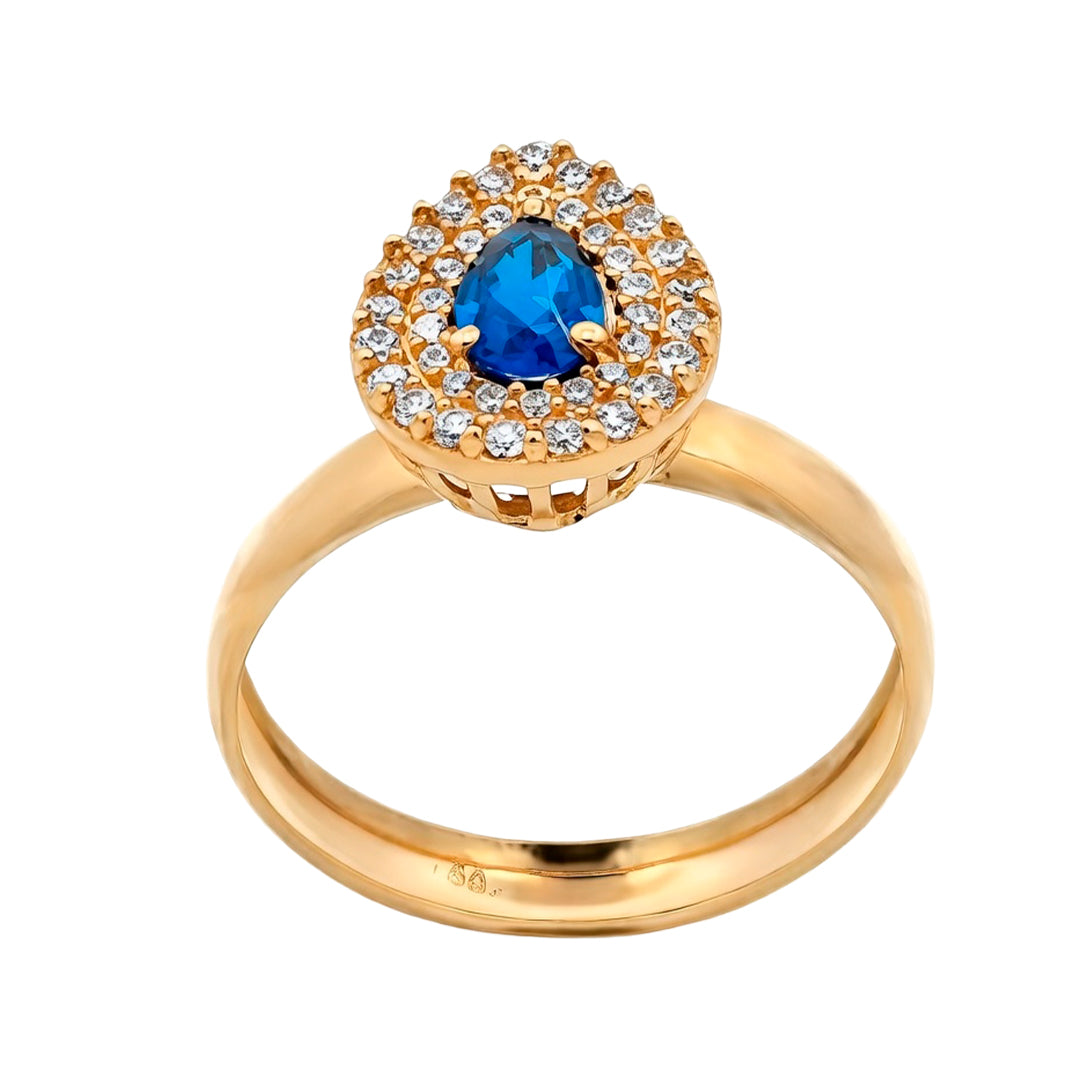 Anillo Gota Zircon 16239