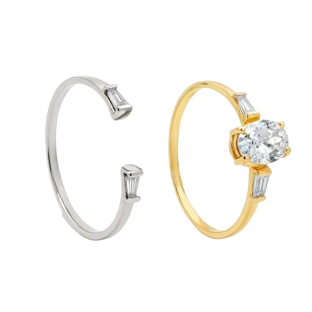 Anillo Solitario Zircon 16242