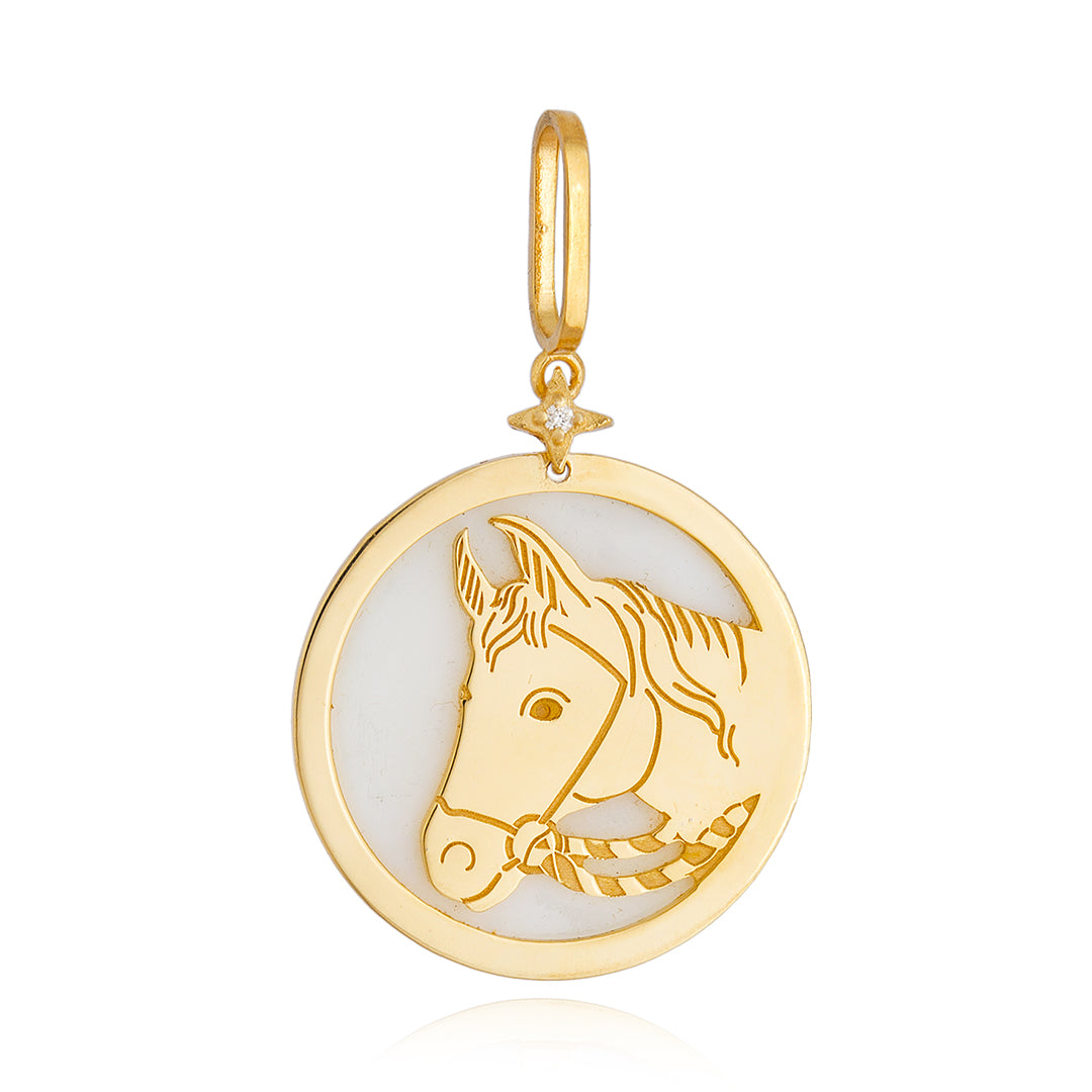 Nakar Horse Pendant 1.6 cm 16321