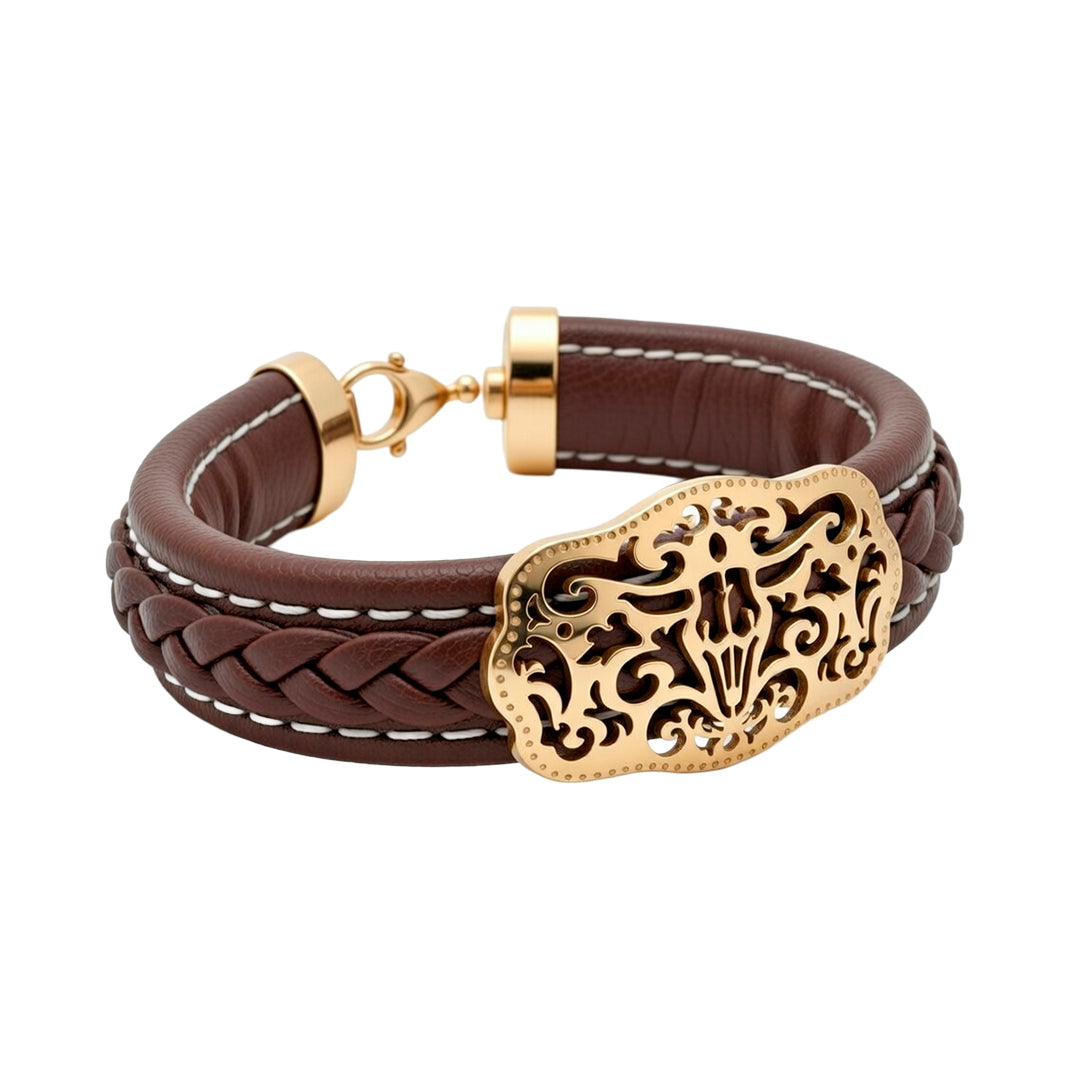 Openwork Leather Handle 16695