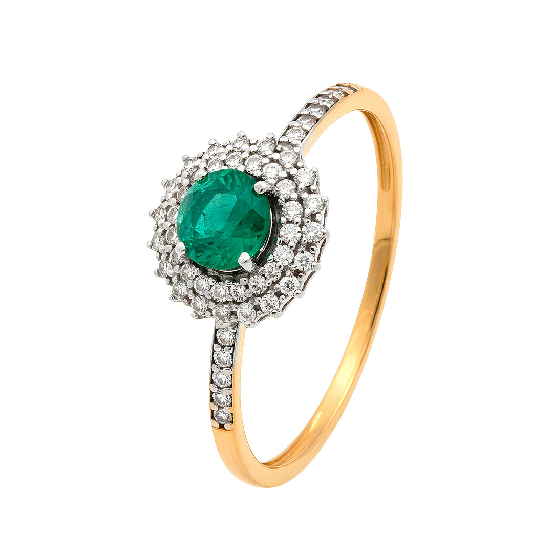 Emerald and Diamond Ring 16731
