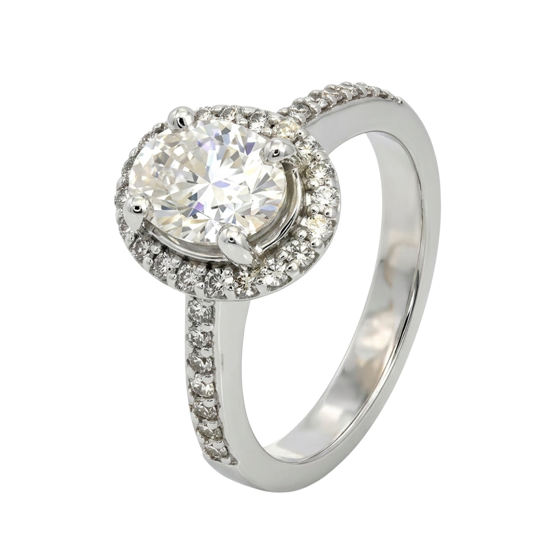 Anillo Solitario Moisanita 16944