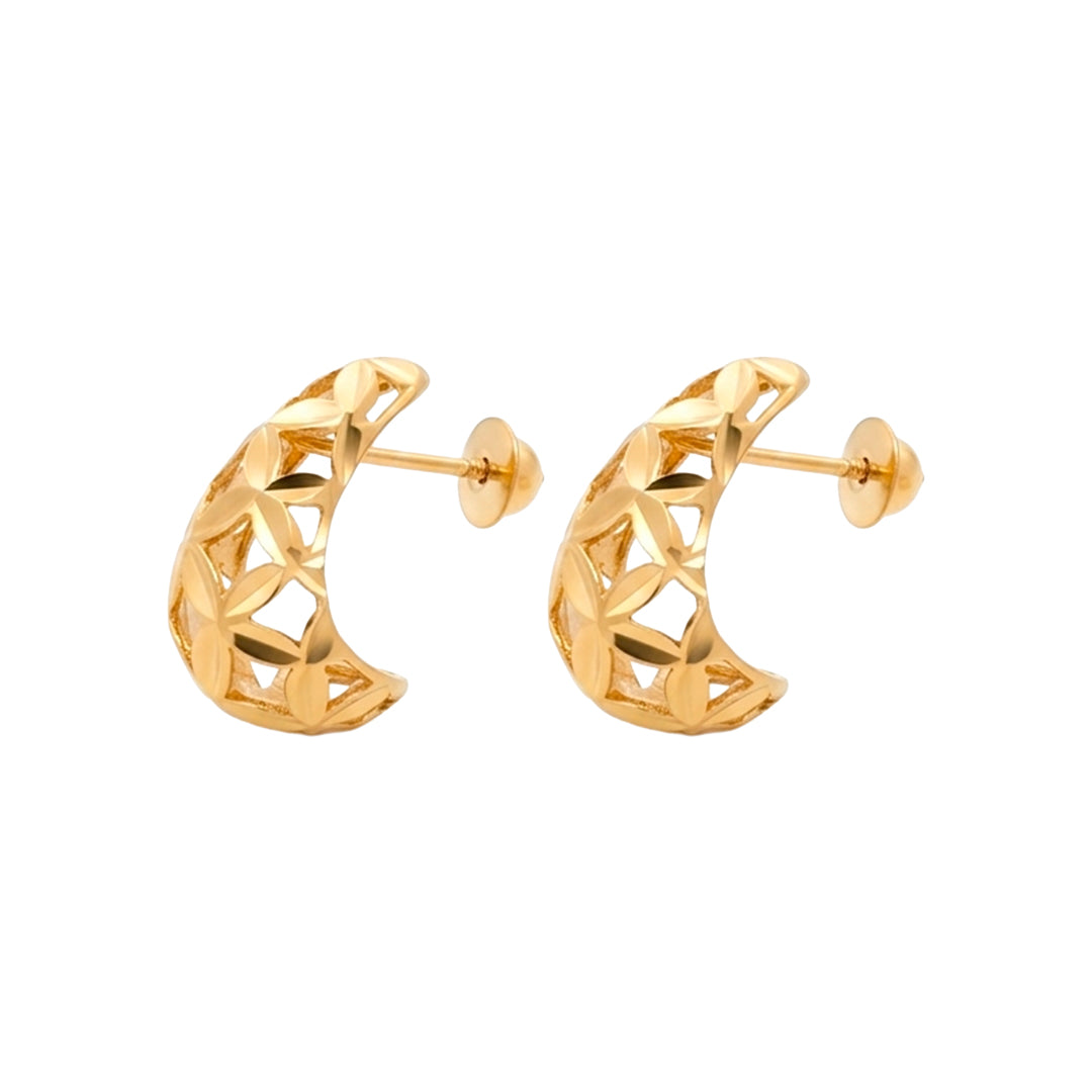 Aretes Facetados 17393