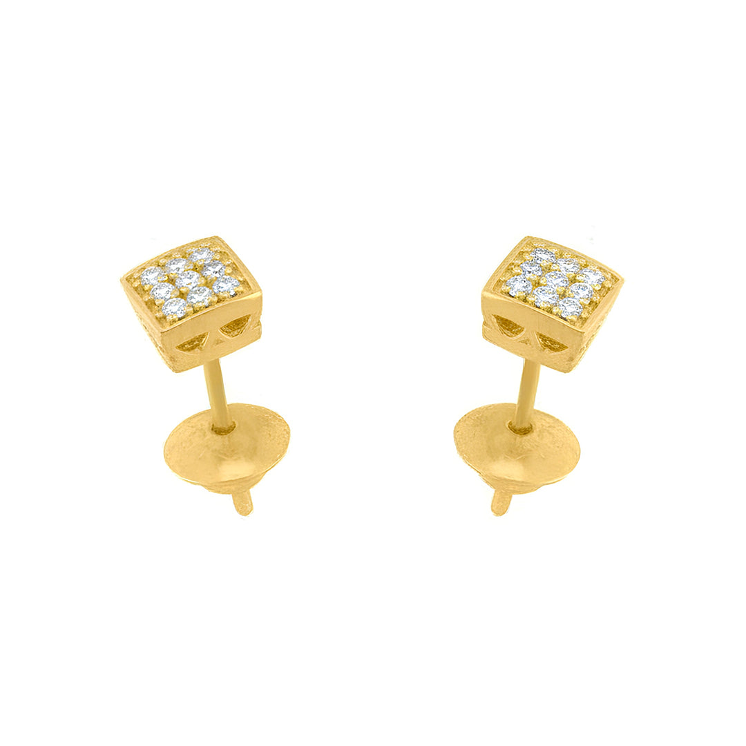 Square Earrings 3415