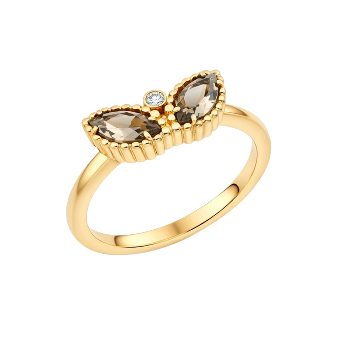 Quartzo Fume Ring 3608