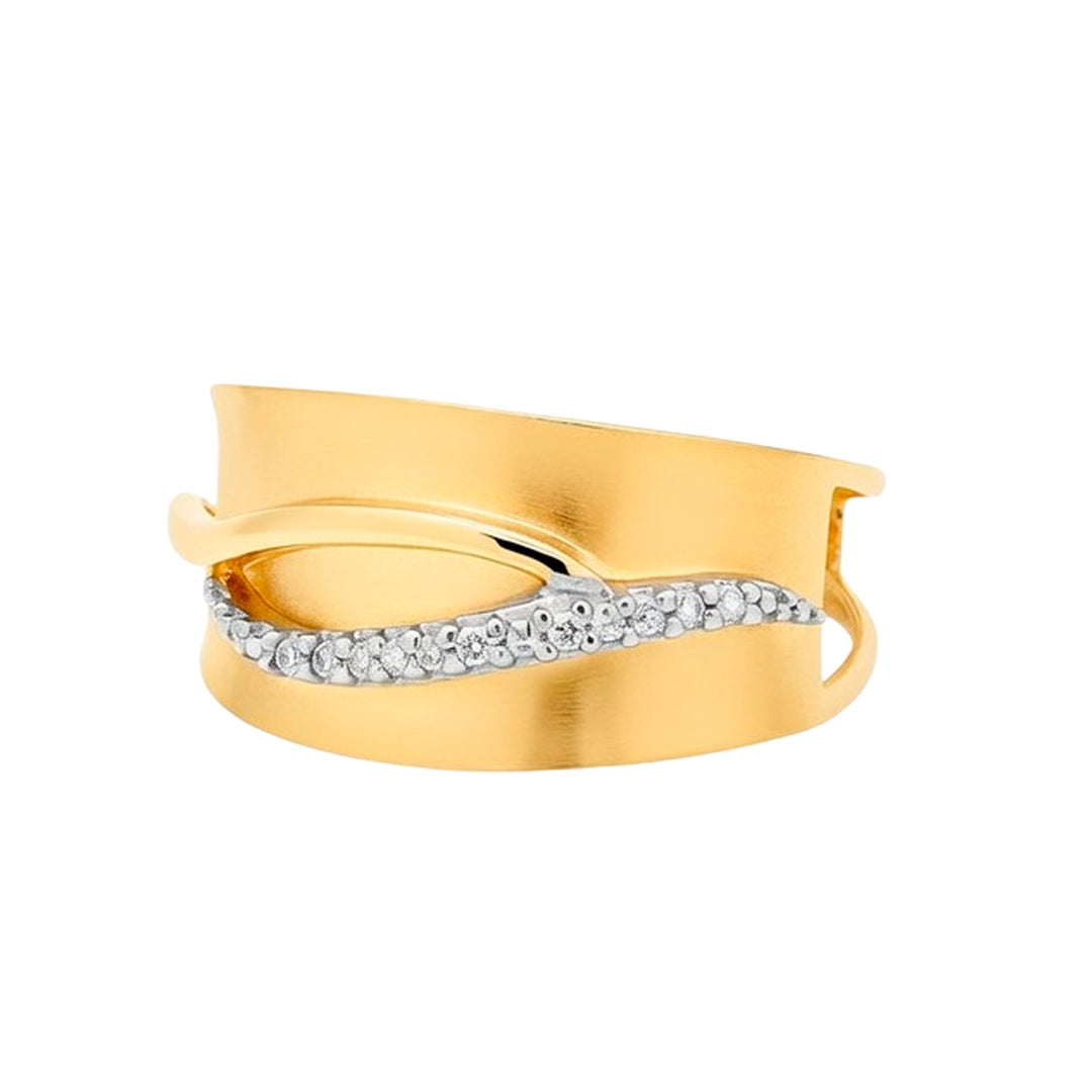 Matte Diamond Ring Size 18