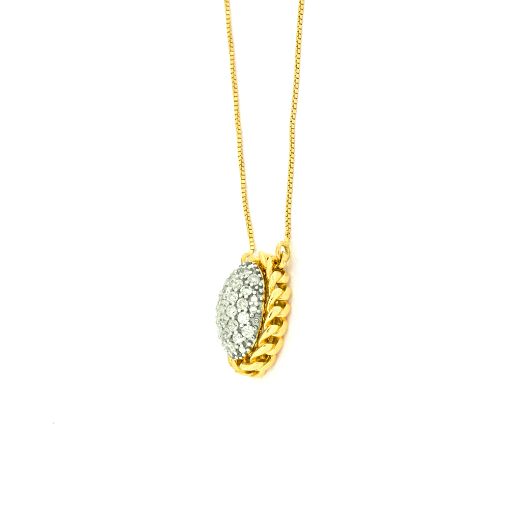 Gargantilla Oval Brillantes 4438