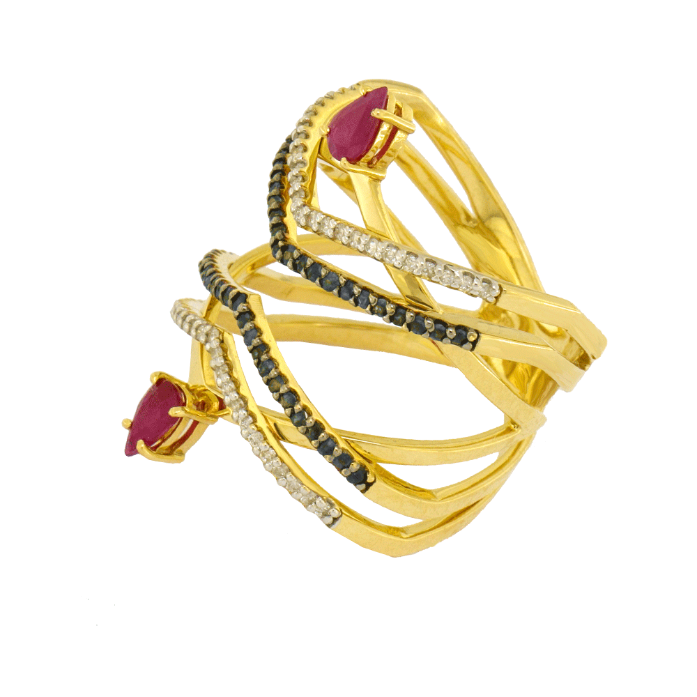 Fita Ring: A Meeting of Precious Stones