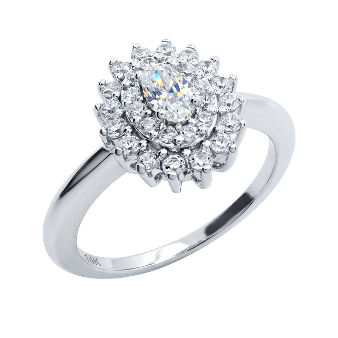 Anillo Roseta de Plata PA-7315-P