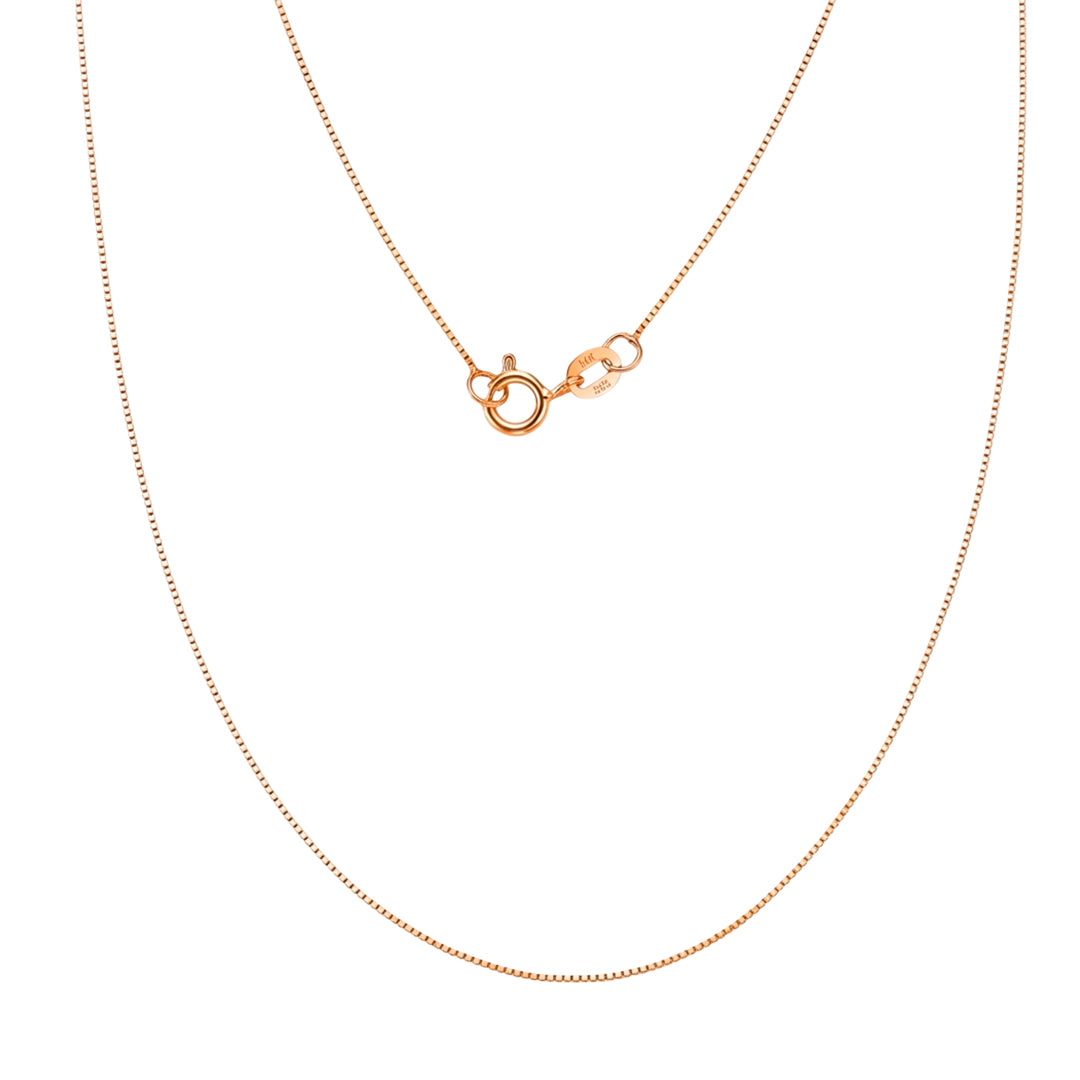 45cm Venetian yellow gold chain