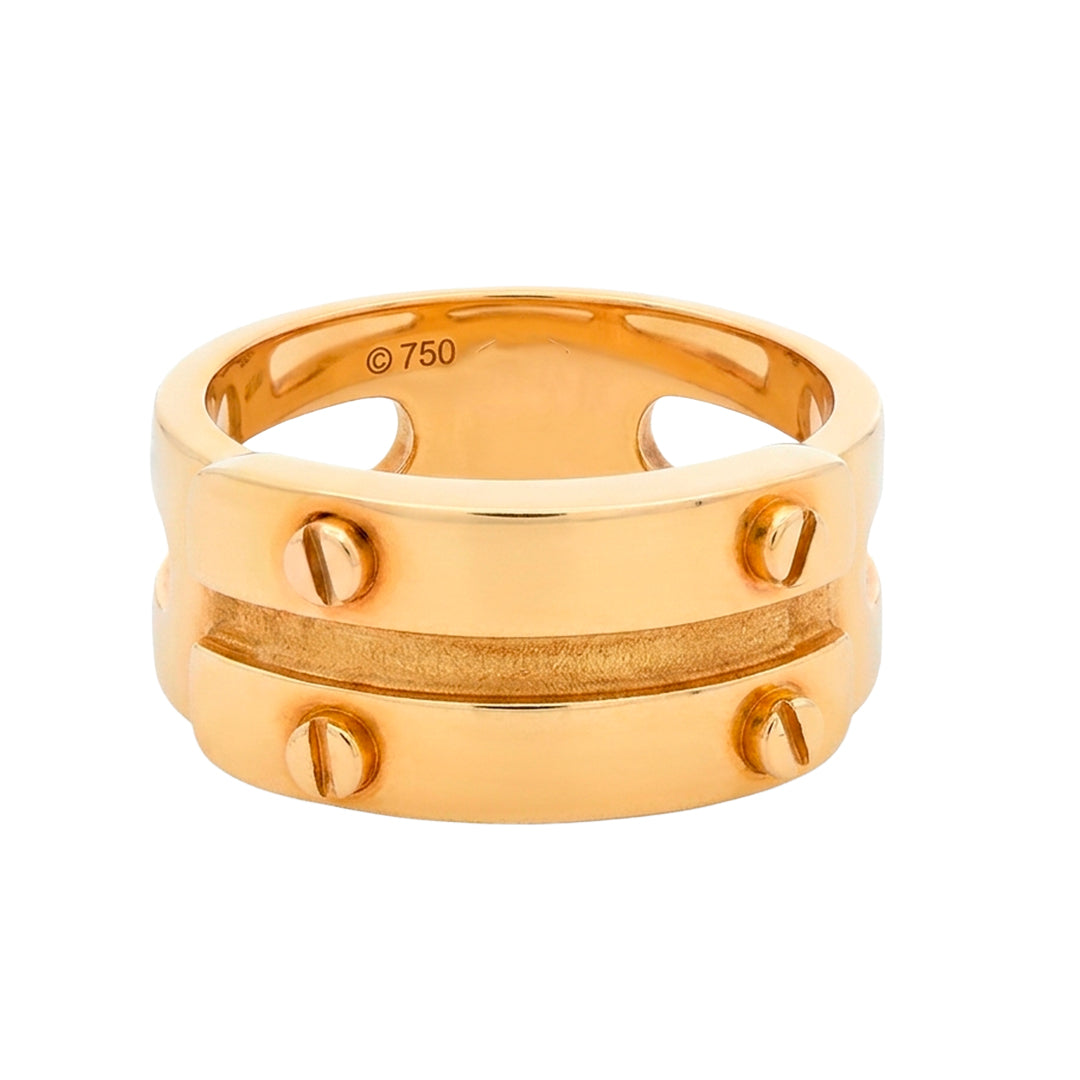 Men's Ring with Screw Design
