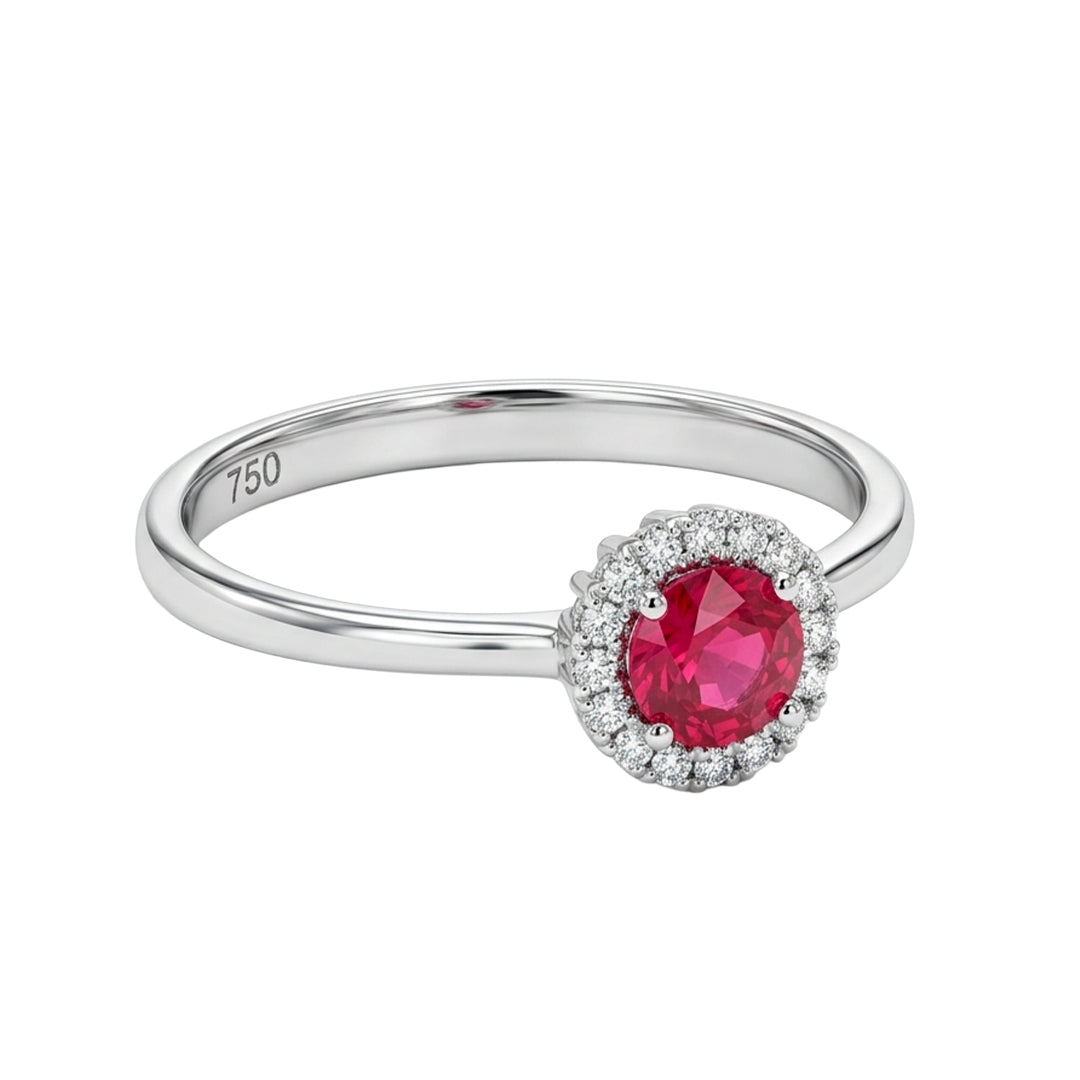 Anillo Rubi y Diamantes 11449 – Joyería Imperio