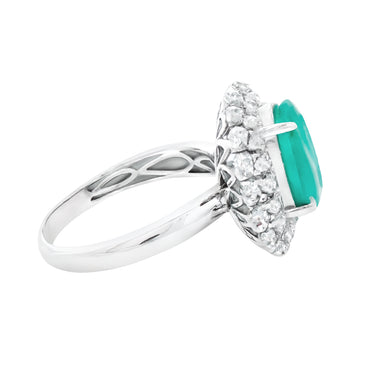 Emerald Rosette Ring 12075