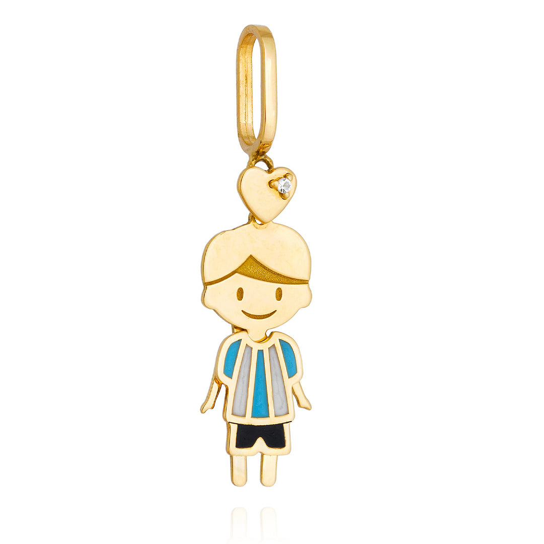 Interchangeable Boy Pendant 12654