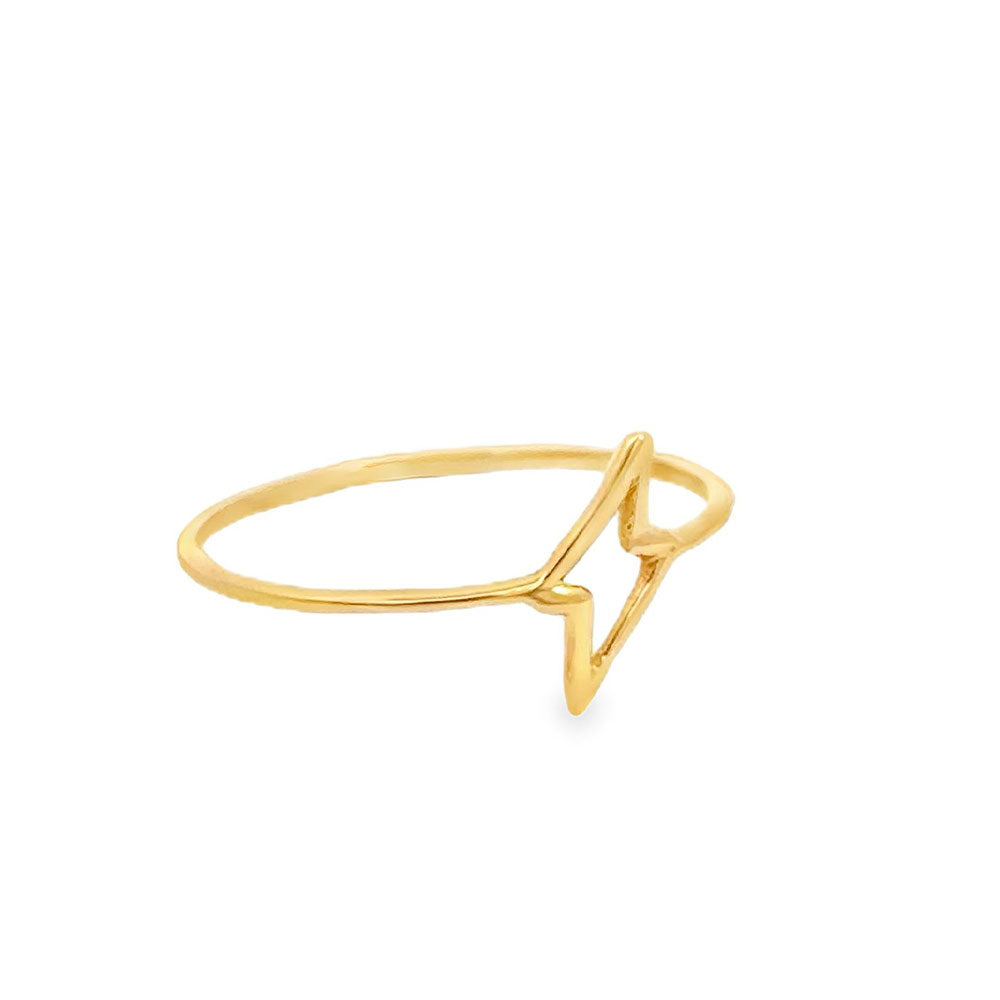 Anillo de Relámpago Minimalista T17