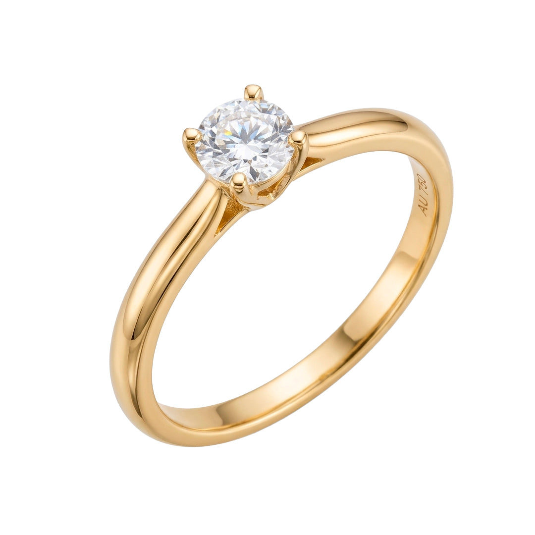 Anillo Solitario 12824