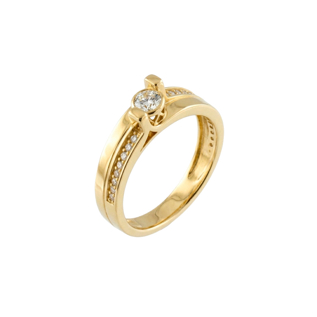 Anillo Solitario 12927