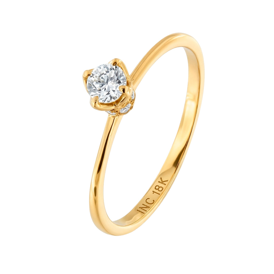Anillo Solitario 12966