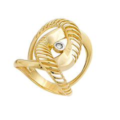 Anillo Entrel Diamantes 13008