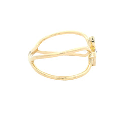 Anillo Flor Diamante 13023