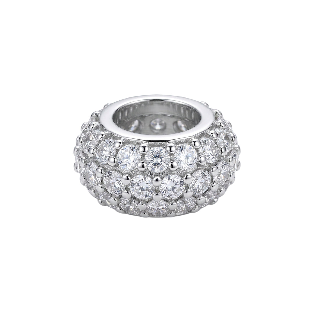 I Dije Moment Separator Bracelet of White Zircons