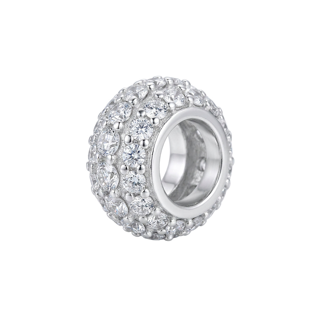 I Dije Moment Separator Bracelet of White Zircons
