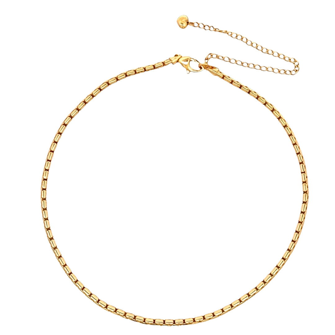 GR CHOKER HOLLOW CORD 35CM