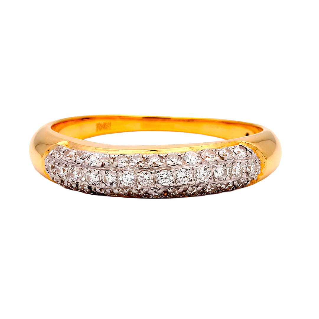 Anillo Cintillo Diamante 13989