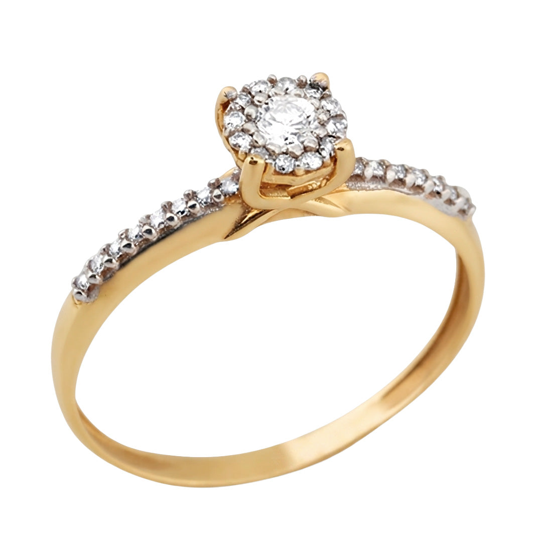 Anillo Solitario con Diamante 14000001