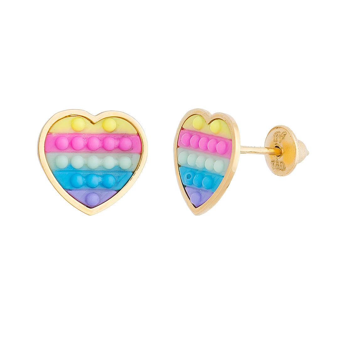 Aretes Pop Corazón 14253