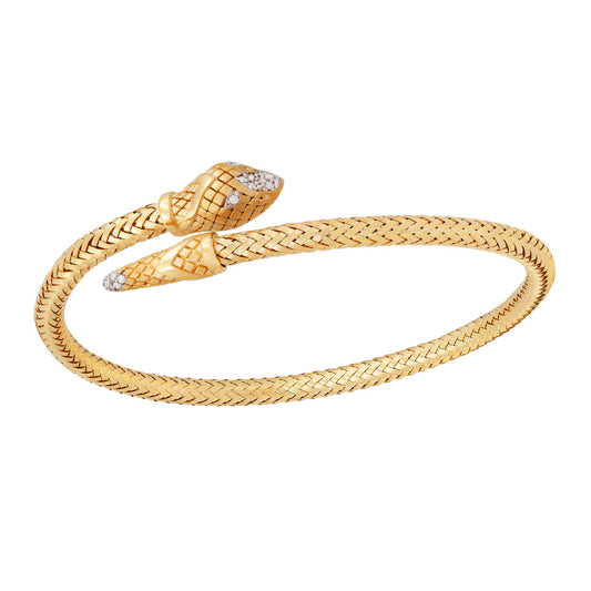 Brazalete Serpiente Encantada Mateado