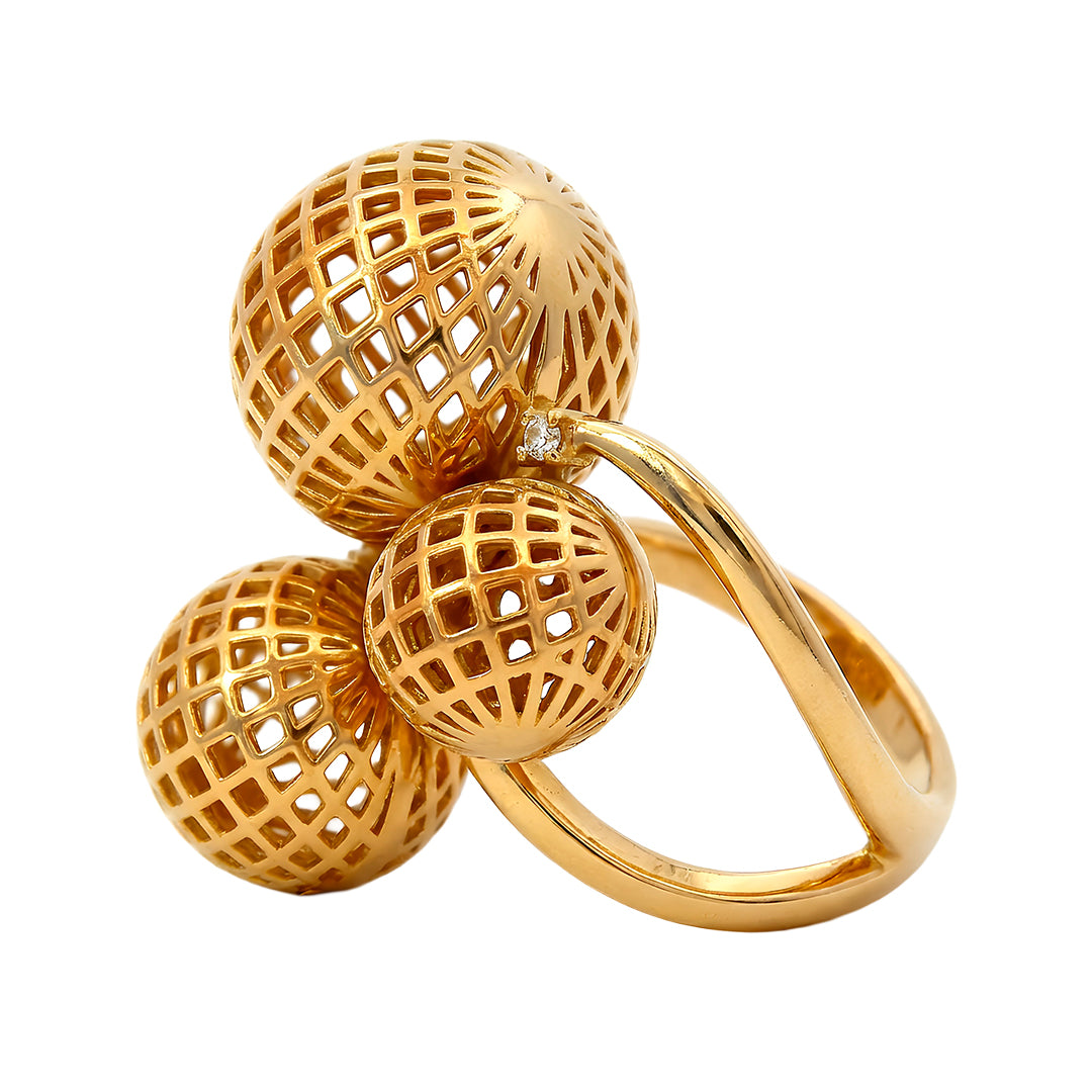Triple Ball Ring 14490
