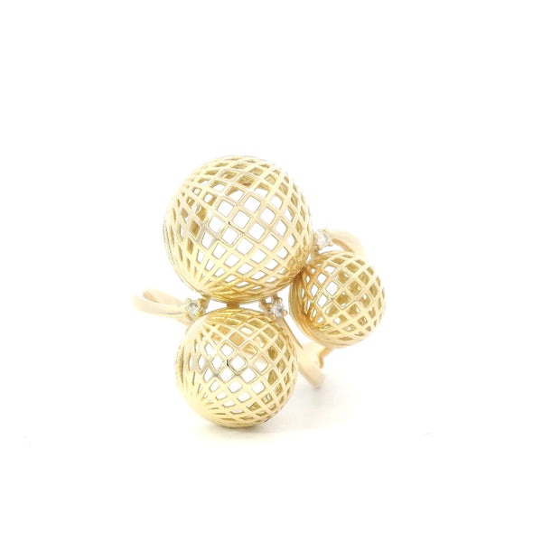 Anillo Triple Bola 14490