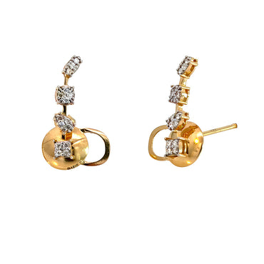Aretes Earcaff Diamantes 14527