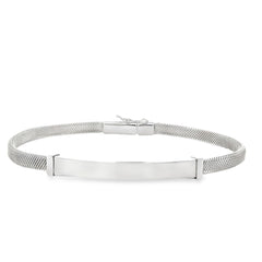 White Gold Plated Handle