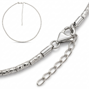 White Canut Choker 14549