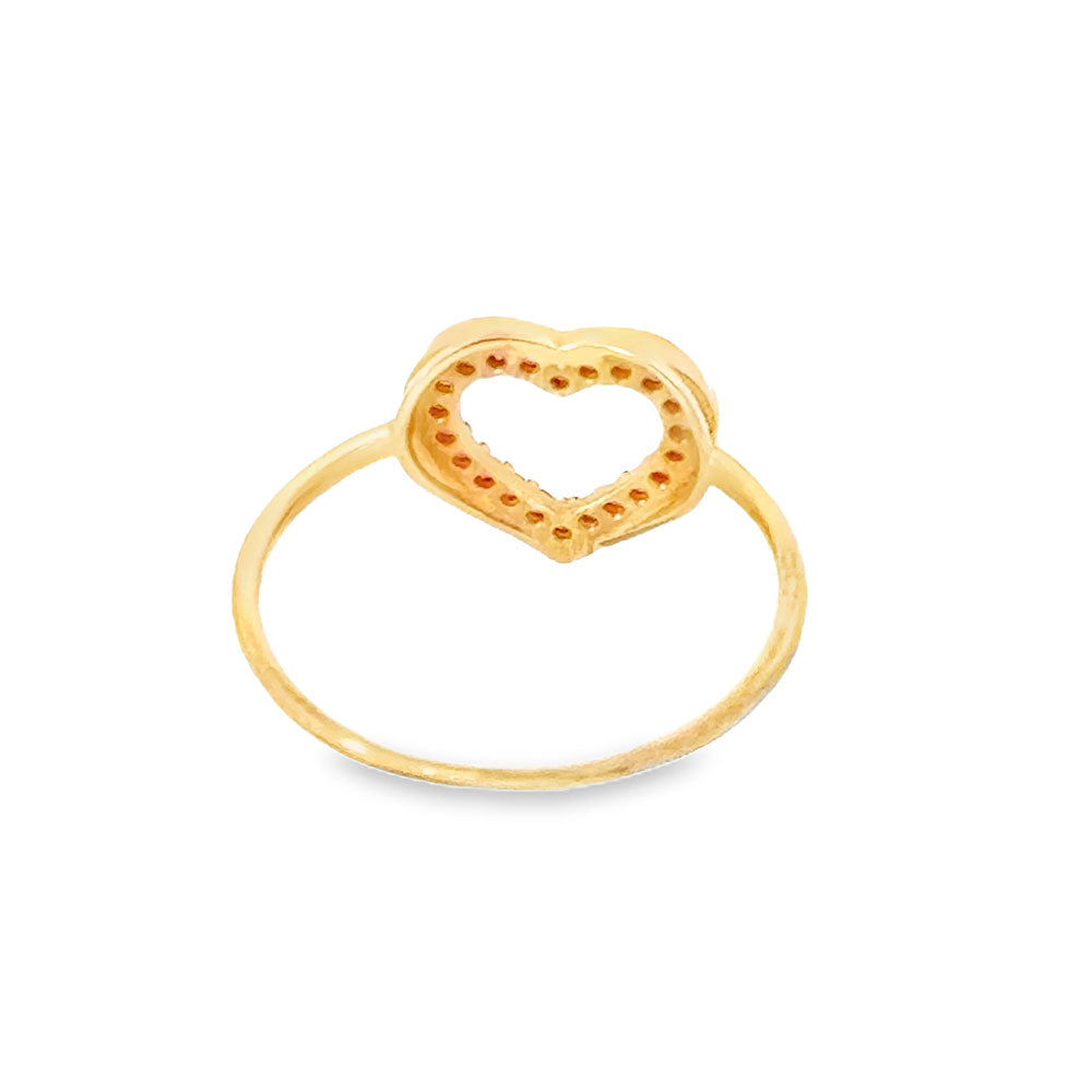 Anillo de Corazón Rubi T17