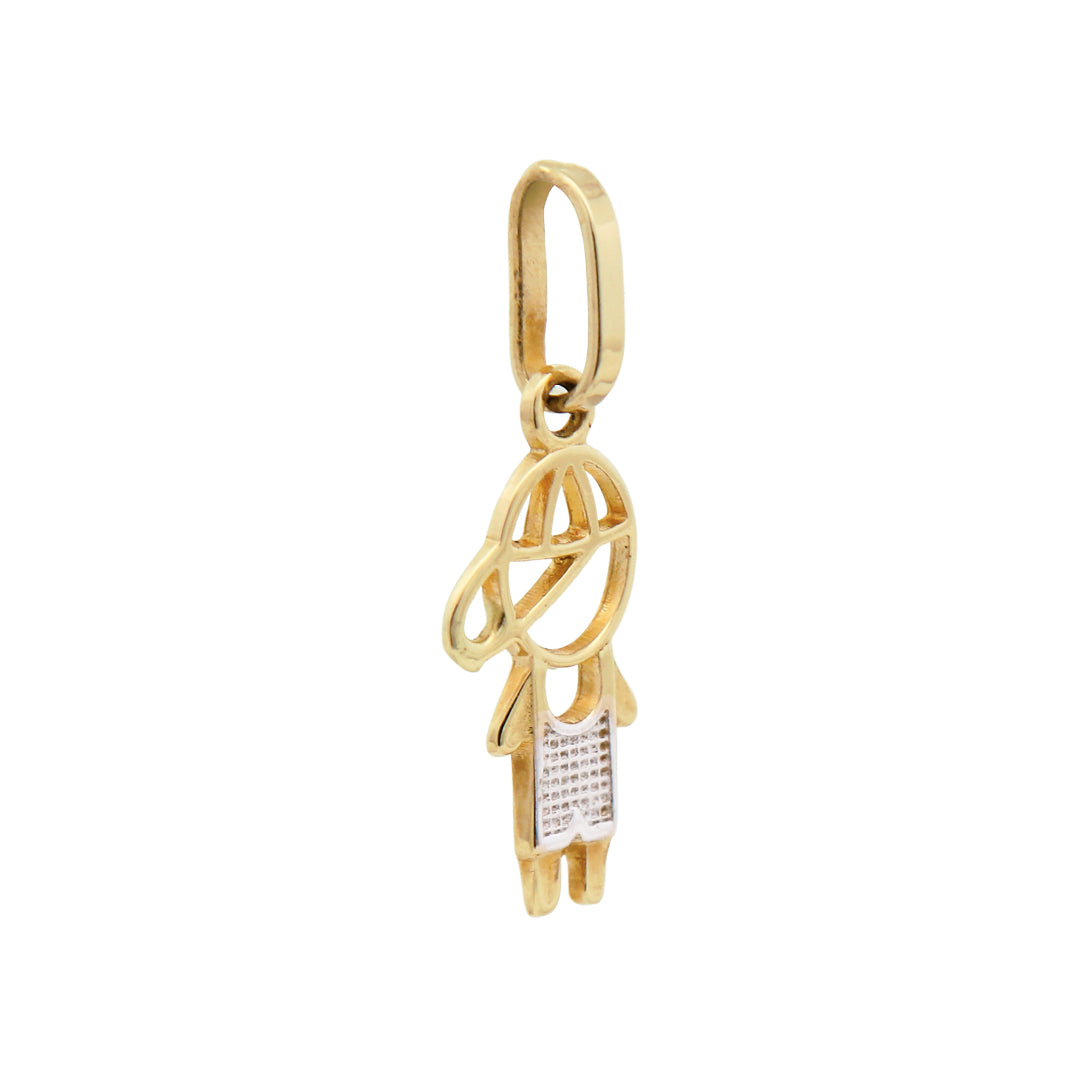 Boy Pendant with Diamonds 15060
