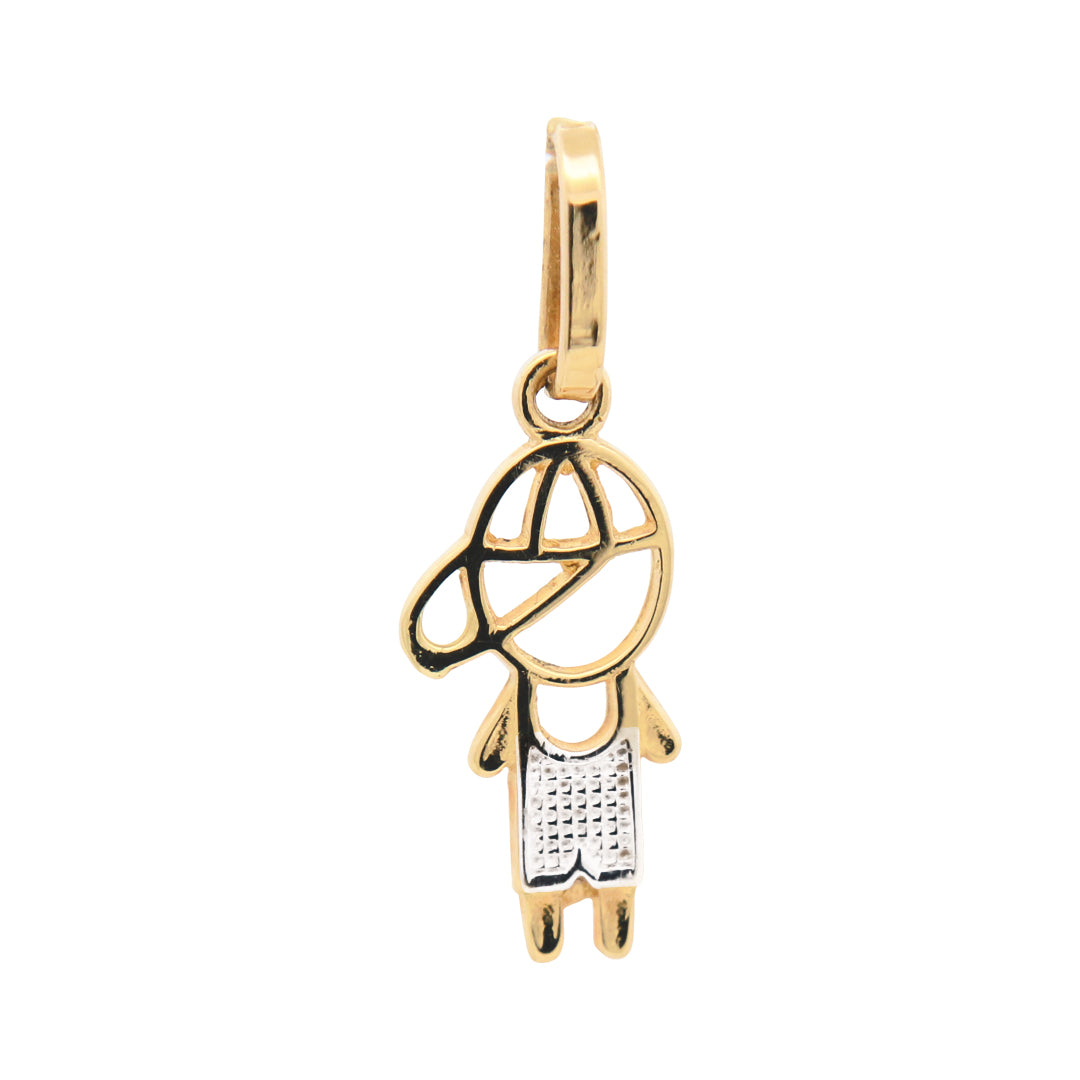 Boy Pendant with Diamonds 15060